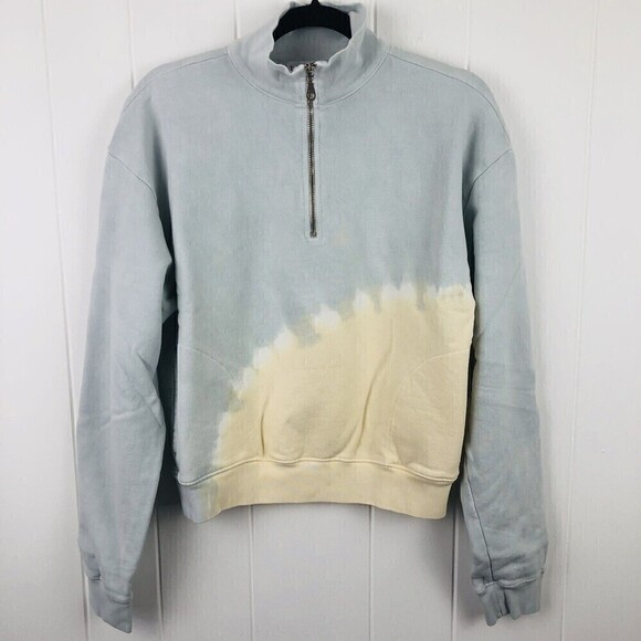 Anthropologie Lacausa Womens Cosmo 3/4 Zip Up Small - Picture 5 of 16